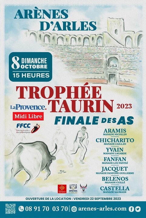 Finale du Trophée des As 2023 aux arènes d'Arles