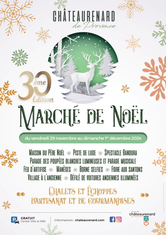 Marché de Noël et Foire aux Santons de Châteaurenard 2024