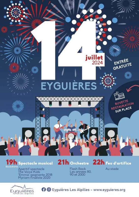 14 juillet 2024 eyguières