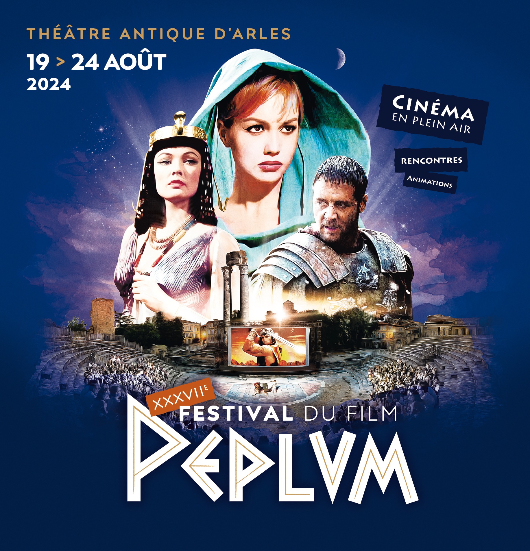 festival du film peplum 2024 à Arles