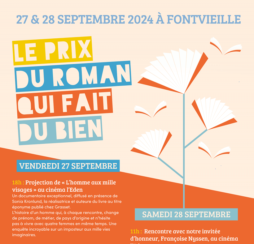 Prix du Roman qui fait du Bien 2024 à Fontvieille