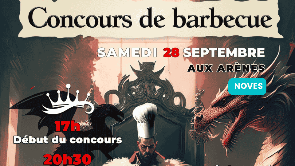 CONCOURS barbecue à Noves septembre 2024