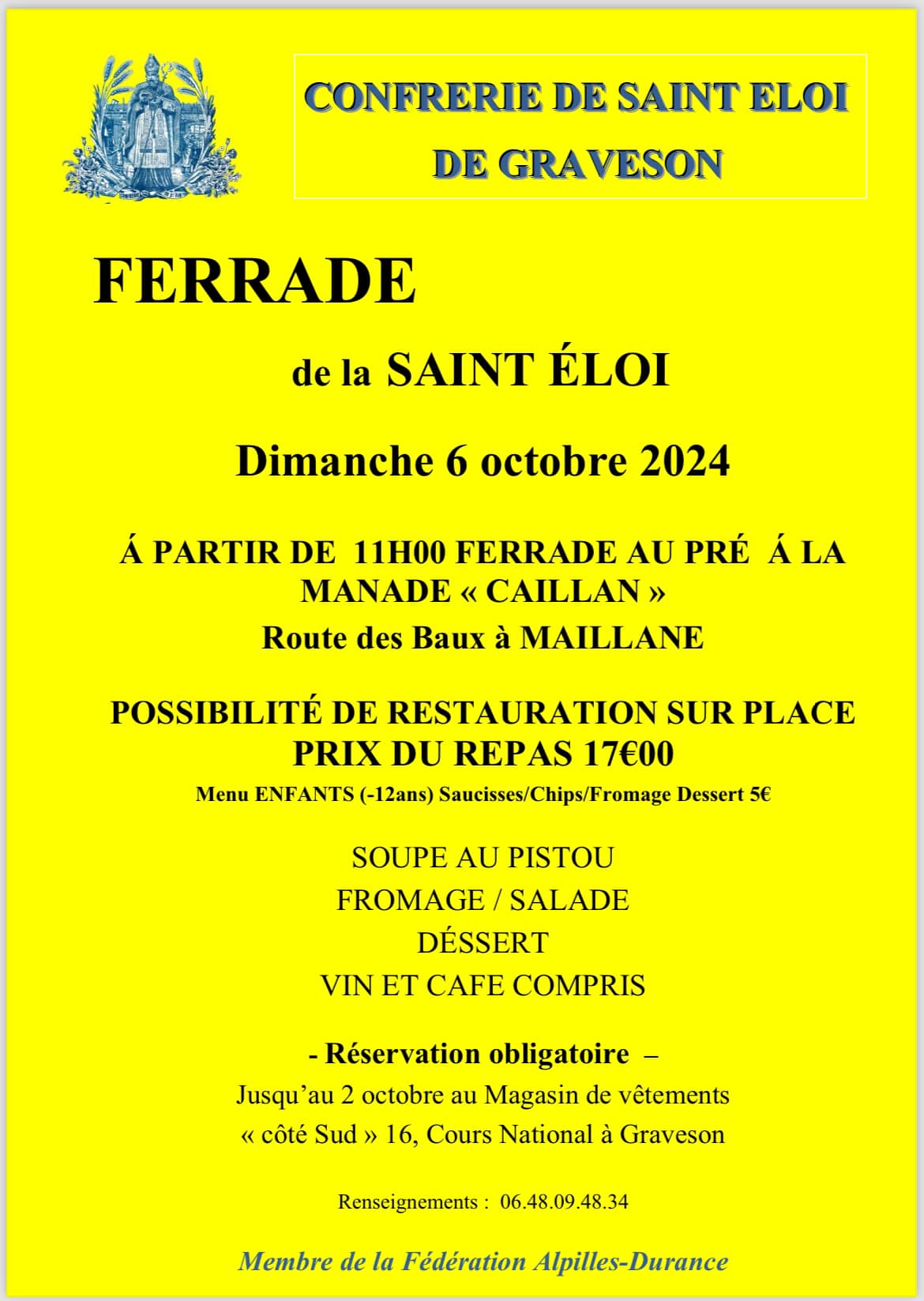 FERRADE SAINT ELOI DE GRAVESON OCTOBRE 2024