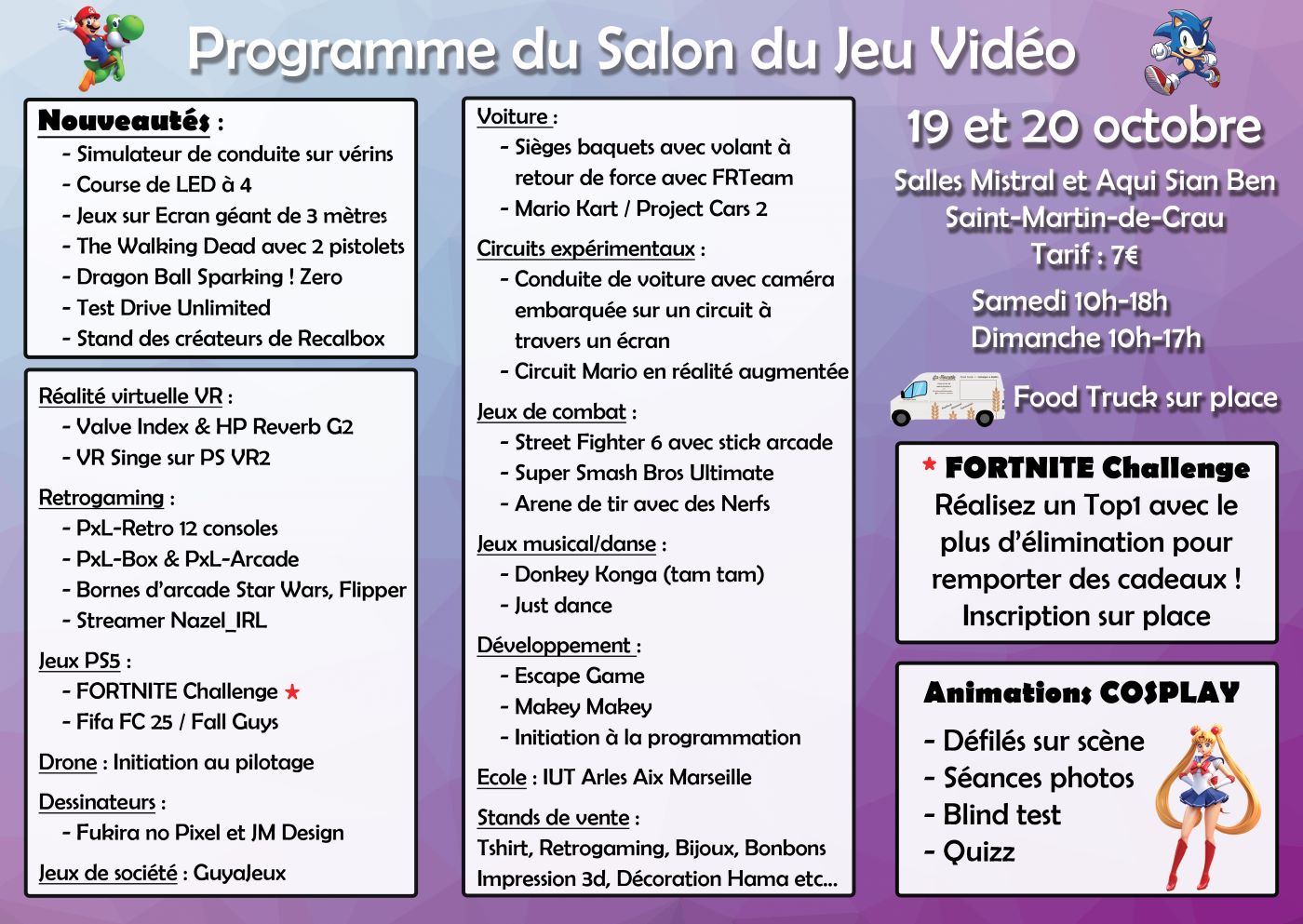 salon jeu vidéo 2024 saint martin de crau