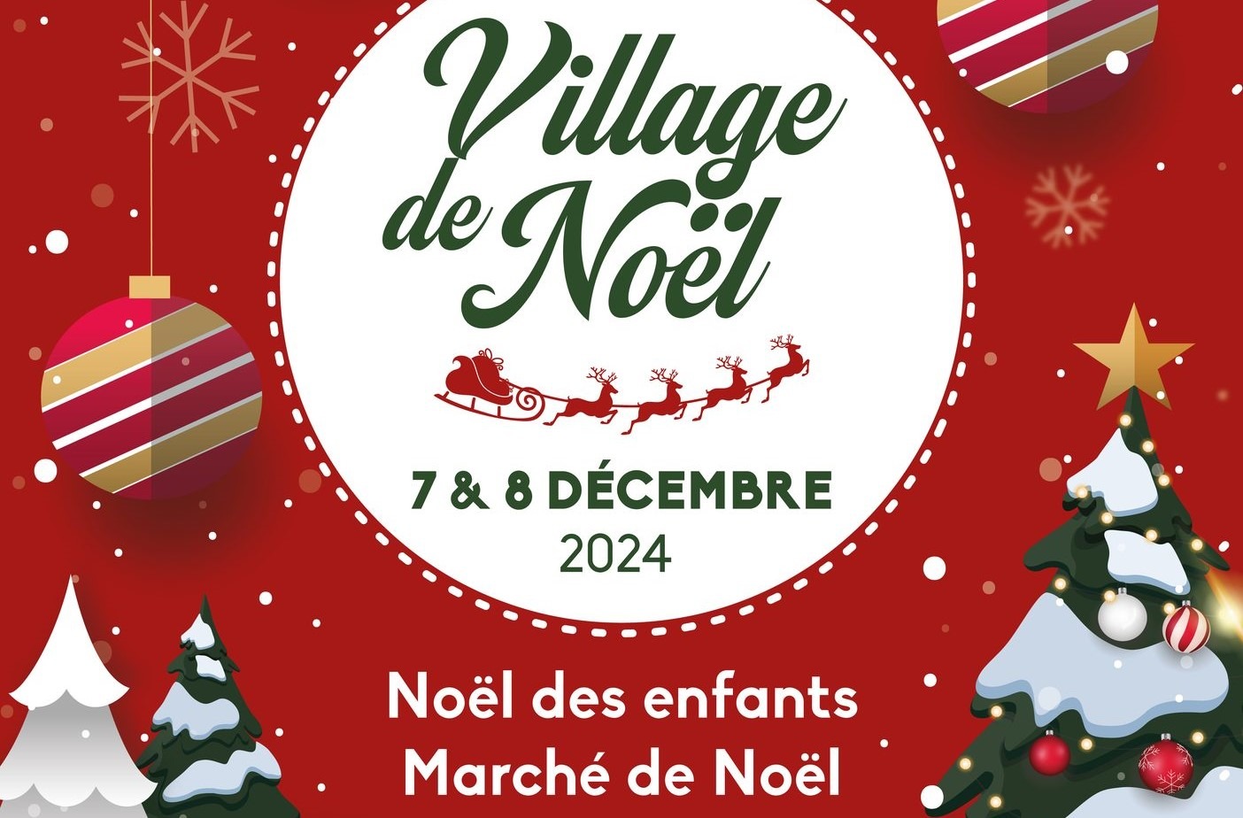 village et marché de noël 2024 à Eyguières les Alpilles