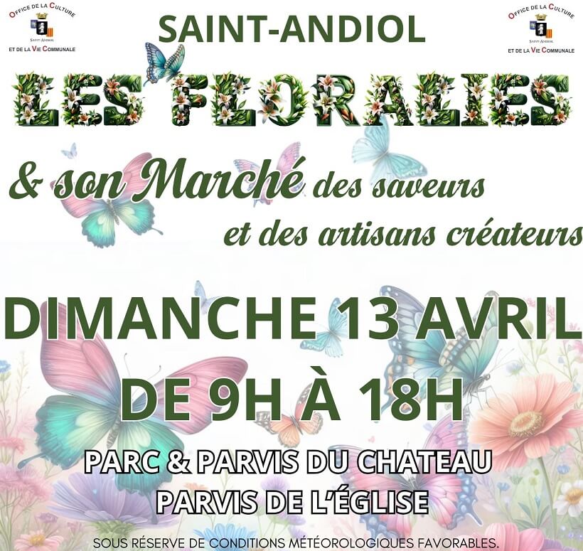 Marché aux fleurs et aux plantes Les Floralies 2025 à Saint Andiol 13